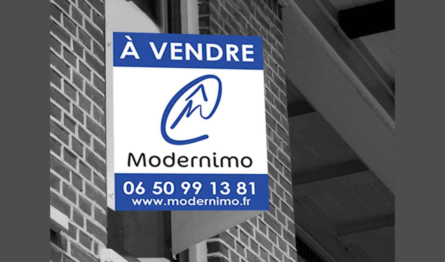 StudioDel Portfolio Modernimo Panneau à vendre immobilier